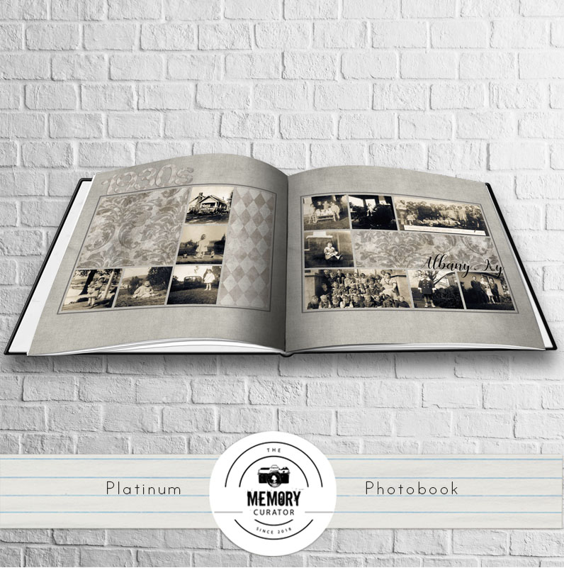 The Memory Curator: Image of custom Photobook